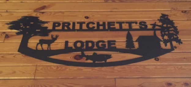 Pritchett's Lodge Sign